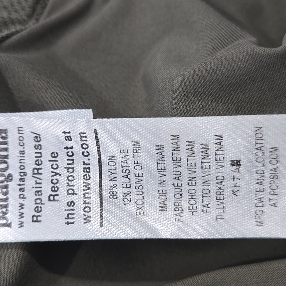 PATAGONIA WOMEN'S SKYLINE TRAVELER PANT PANTS BASIN GREEN SIZE 2 SHORT - Picture 9 of 16